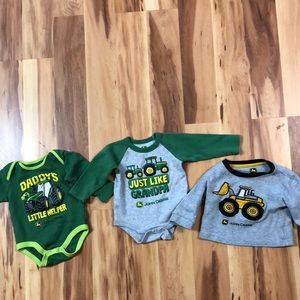 John Deere 3-6M Onesies